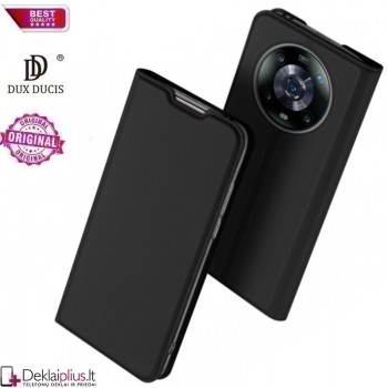Dux Ducis dirbtinės odos atverčiamas dėklas - juodas (Huawei Honor Magic 4 Pro)